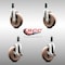 Service Caster 5 Inch 316SS High Temp Glass Filled Nylon 7/8 Inch Stem Caster Brake SCC, 2PK SCC-SS316EX20S514-GFNSHT-2-TLB-2-78 - alternate 4